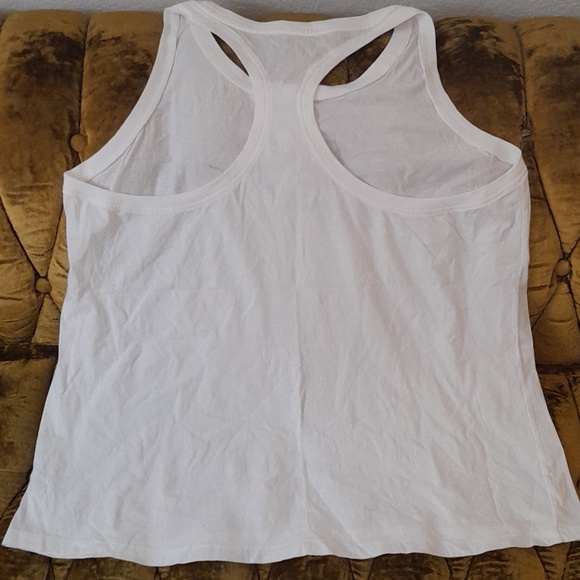 Nike Women's White and Black Tank Top - Picture 4 of 4